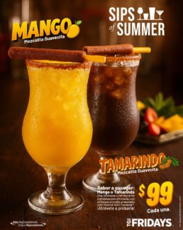 Margaritas Suavecitas de Mango o Tamarindo