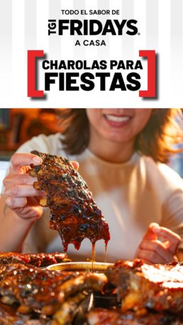 Men&uacute; de Charolas para Fiestas de TGI Fridays Tijuana. Paquetes de Costillas, Alitas Buffalo y Boneless ideales para 8 personas. Disponibles para llevar, servicio a domicilio y pick-up en sucursales Zona R&iacute;o y Macroplaza.